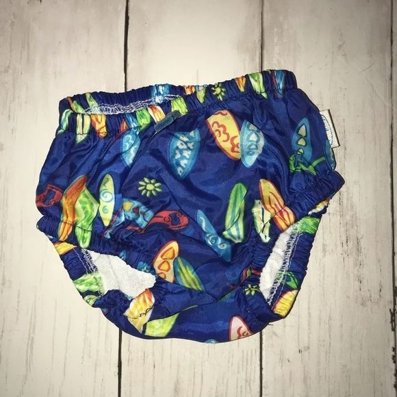 18 mo Carter’s rashguard swim trunks diaper hat lot set - Picture 12 of 13